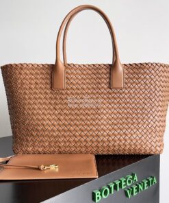 Replica Bottega Veneta BV Large Cabat Intreccio Lambskin Tote bag 6088