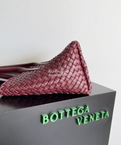 Replica Bottega Veneta BV Medium Cabat Intreccio Lambskin 608810 Barol 2