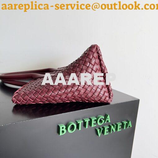 Replica Bottega Veneta BV Medium Cabat Intreccio Lambskin 608810 Barol 2