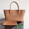 Replica Bottega Veneta BV Medium Cabat Intreccio Lambskin 608810 Barol 10