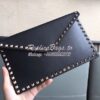 Replica Valentino Garavani Rockstud Leather Pouch Beige 8