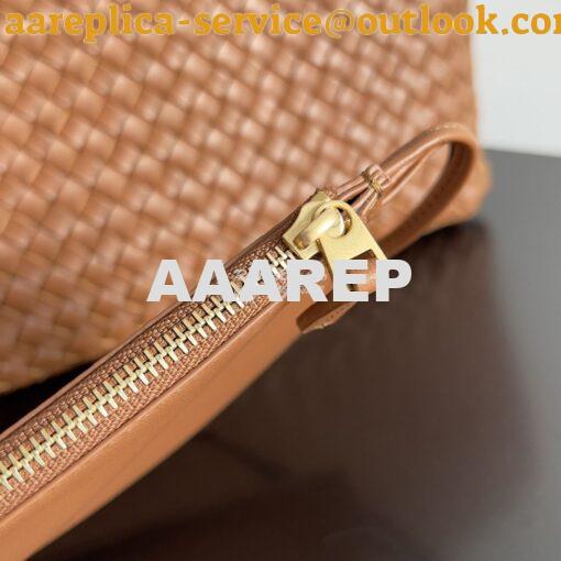 Replica Bottega Veneta BV Medium Cabat Intreccio Lambskin 608810 Wood 8