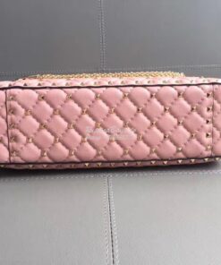 Replica Valentino Garavani Rockstud Spike Quilted Leather Chain bag Pi 2