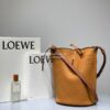 Replica Loewe Hammock Small Bag Smooth Calfskin 66031 Garnet/Ivory 11