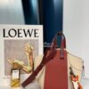 Replica Loewe Hammock Small Bag Smooth Calfskin 66031 Oxblood/Taupe 11