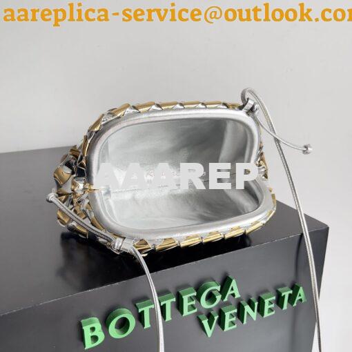 Replica Bottega Veneta BV The Pouch 20 Intrecciato 585852 mirror lamin 5