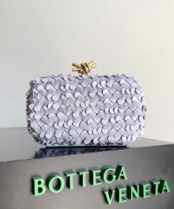 Replica Bottega Veneta BV Knot Minaudière clutch Intreccio Lambskin wi