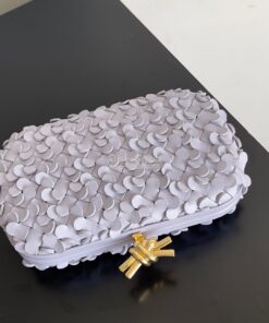 Replica Bottega Veneta BV Knot Minaudière clutch Intreccio Lambskin wi 2