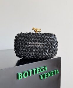 Replica Bottega Veneta BV Knot Minaudière clutch Intreccio Lambskin wi