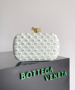 Replica Bottega Veneta BV Knot Minaudière clutch knotted Intreccio lea