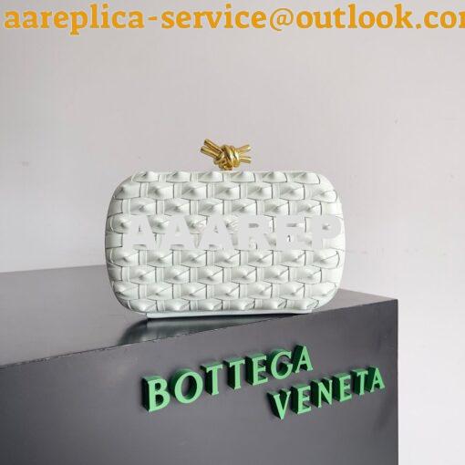 Replica Bottega Veneta BV Knot Minaudière clutch knotted Intreccio lea