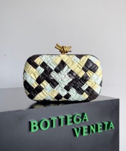 Replica Bottega Veneta BV Knot Minaudière clutch Foulard multicolor in