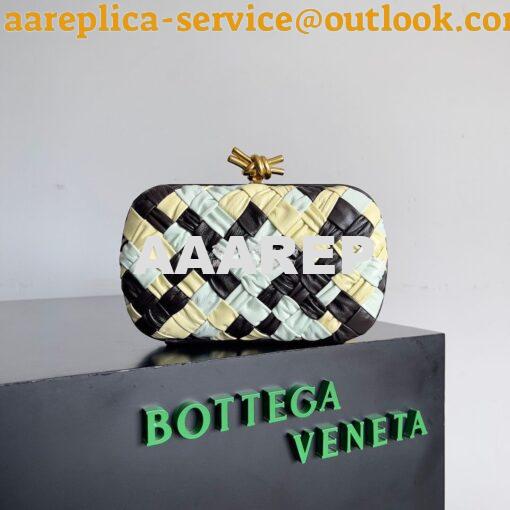 Replica Bottega Veneta BV Knot Minaudière clutch Foulard multicolor in