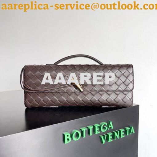 Replica Bottega Veneta BV Long Clutch Andiamo With Handle Intrecciato