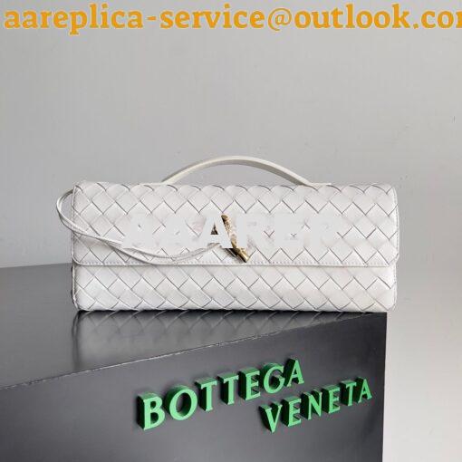 Replica Bottega Veneta BV Long Clutch Andiamo With Handle Intrecciato