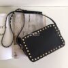 Replica Valentino Garavani Rockstud Rolling Noir Cross Body Bag turquo 10