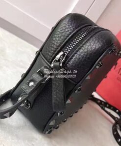 Replica Valentino Garavani Rockstud Rolling Noir Cross Body Bag