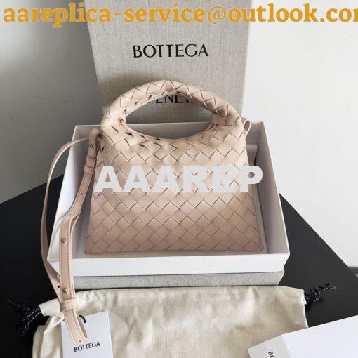 Replica Bottega Veneta BV Mini Hop Crossbody Bag Intrecciato Calfskin