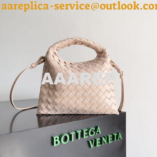 Replica Bottega Veneta BV Mini Hop Crossbody Bag Intrecciato Calfskin 3