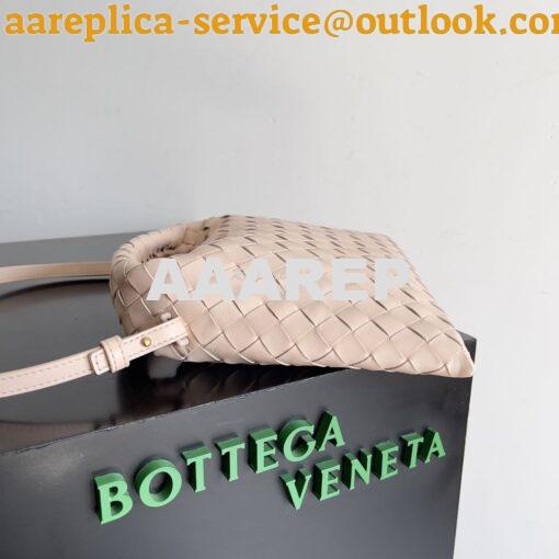 Replica Bottega Veneta BV Mini Hop Crossbody Bag Intrecciato Calfskin 5