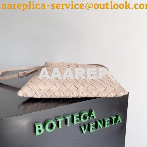 Replica Bottega Veneta BV Mini Hop Crossbody Bag Intrecciato Calfskin 6