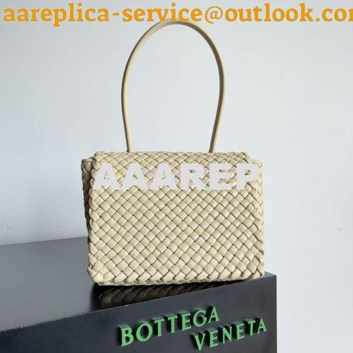 Replica Bottega Veneta BV Patti Top Handle Bag 709420 Porridge