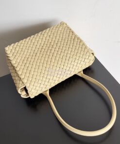 Replica Bottega Veneta BV Patti Top Handle Bag 709420 Porridge 2