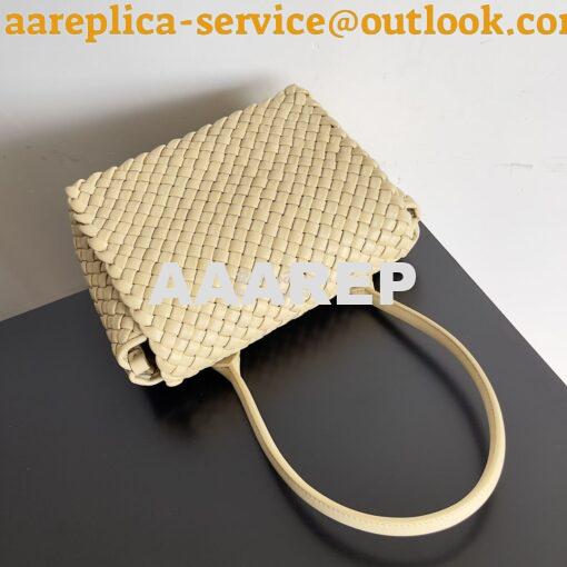 Replica Bottega Veneta BV Patti Top Handle Bag 709420 Porridge 2