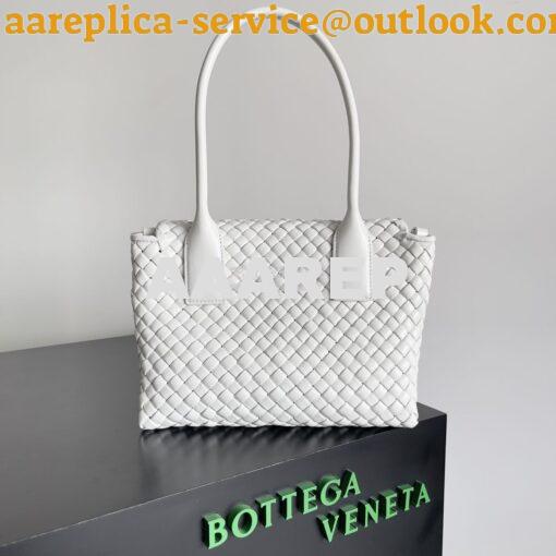 Replica Bottega Veneta BV Patti Top Handle Bag 709420 Chalk 6