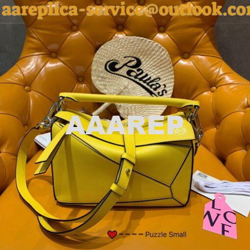 Replica Loewe Puzzle Small Bag 98895 Yellow