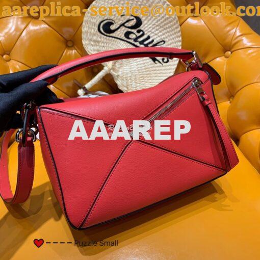 Replica Loewe Puzzle Small Bag 98895 Red 3