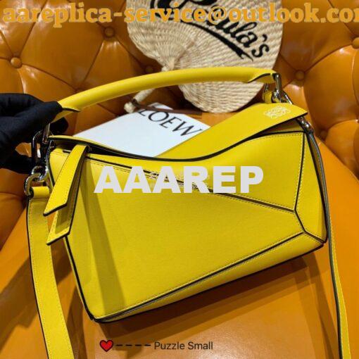 Replica Loewe Puzzle Small Bag 98895 Yellow 2