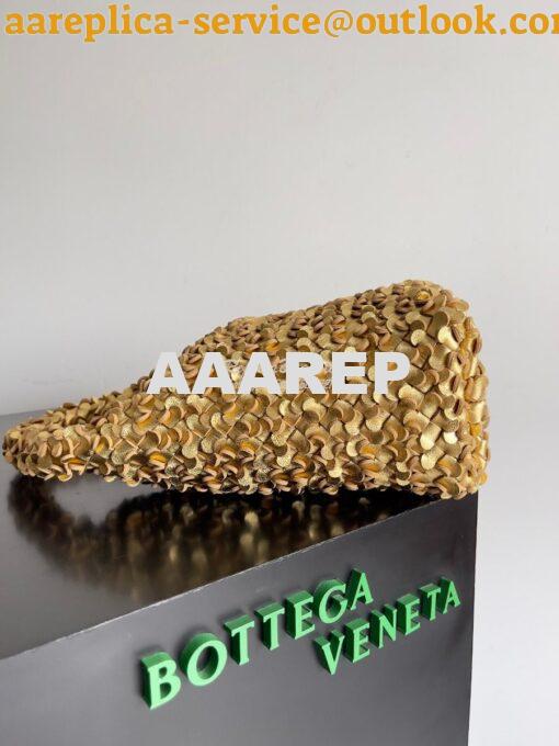 Replica Bottega Veneta BV Small Cabat Bucket Laminated Intreccio Lambs 5