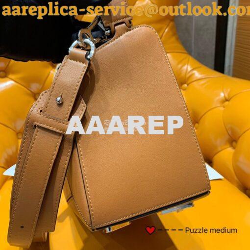 Replica Loewe Medium Puzzle Bag 63350 Tan 8