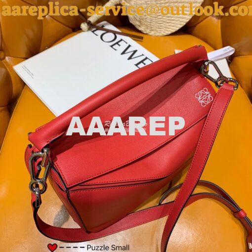 Replica Loewe Puzzle Small Bag 98895 Red 6