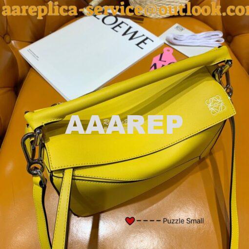 Replica Loewe Puzzle Small Bag 98895 Yellow 4