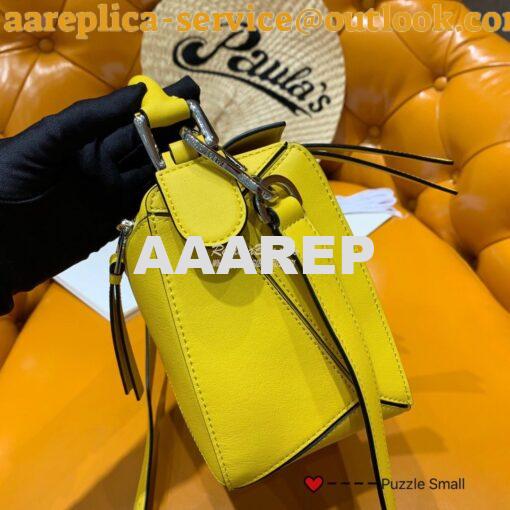 Replica Loewe Puzzle Small Bag 98895 Yellow 5