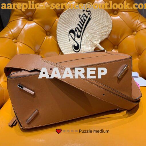 Replica Loewe Medium Puzzle Bag 63350 Tan 12