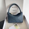 Replica Bottega Veneta BV Mini Sunrise Intrecciato Lambskin 763747 Bla 12