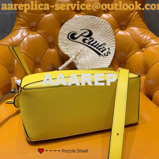 Replica Loewe Puzzle Small Bag 98895 Yellow 9