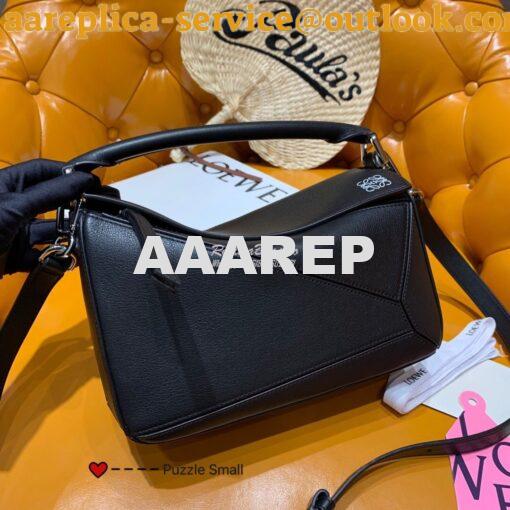 Replica Loewe Puzzle Small Bag 98895 Black 2