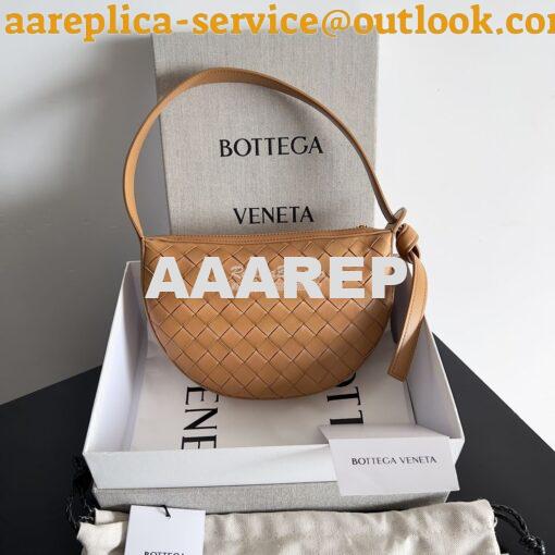 Replica Bottega Veneta BV Mini Sunrise Intrecciato Lambskin 763747 Cam