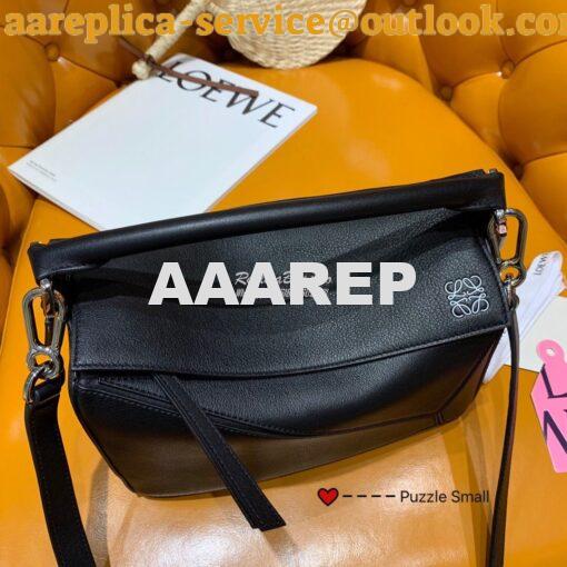 Replica Loewe Puzzle Small Bag 98895 Black 4