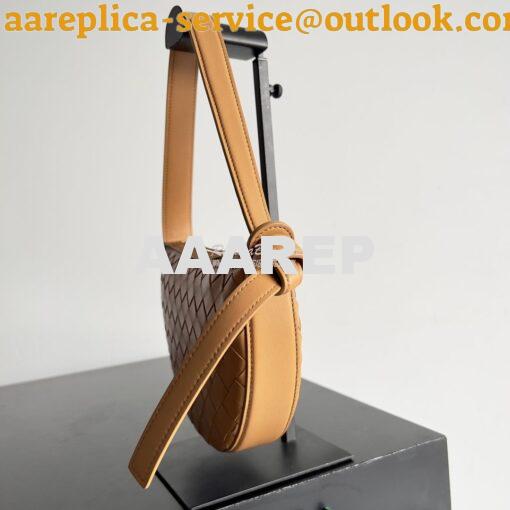 Replica Bottega Veneta BV Mini Sunrise Intrecciato Lambskin 763747 Cam 3