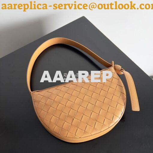 Replica Bottega Veneta BV Mini Sunrise Intrecciato Lambskin 763747 Cam 4