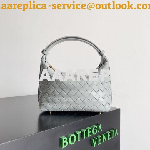 Replica Bottega Veneta BV Mini Wallace Intrecciato Calfskin 754443 Aga