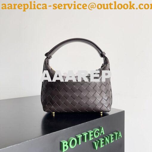 Replica Bottega Veneta BV Mini Wallace Intrecciato Calfskin 754443 Fon