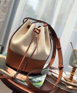 Replica Loewe Balloon Bag Ecru/Tan 522003