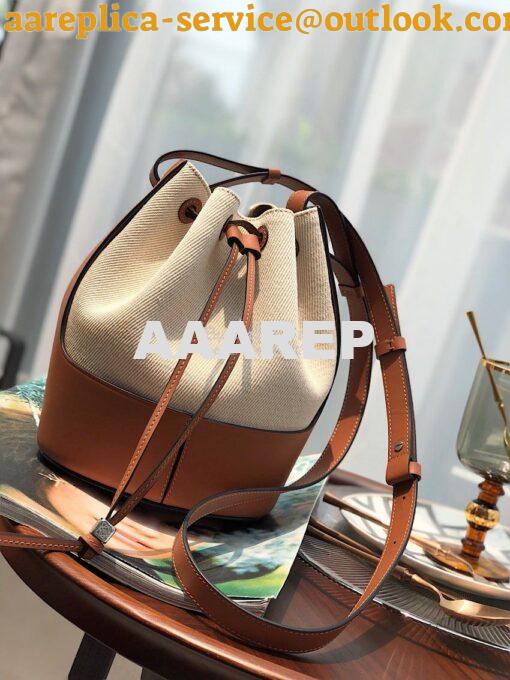 Replica Loewe Balloon Bag Ecru/Tan 522003