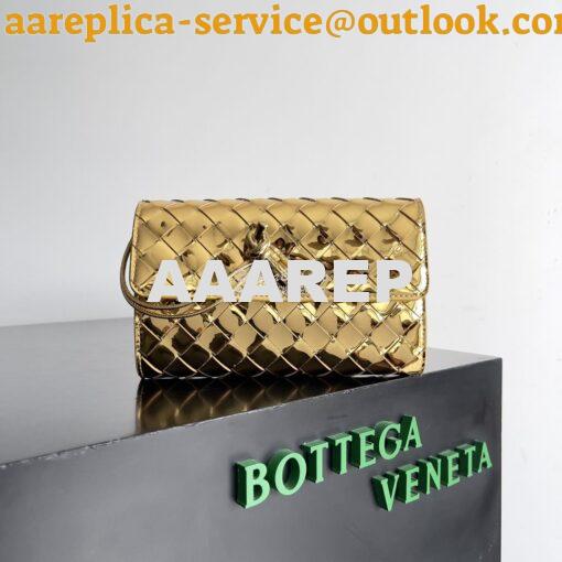 Replica Bottega Veneta BV Andiamo Large Flap Wallet 741504 mirror lami 2